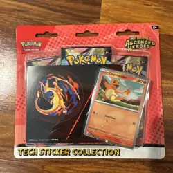 Pokemon Ascended Heroes Tech Sticker Pack Charmander - Image 1