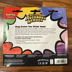 Pokemon Ascended Heroes Tech Sticker Pack Charmander - Image 2