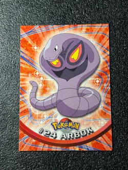 Pokemon TCG Arbok #24 Topps TV Animation Edition NM - Image 1