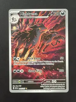 Mightyena 243/217 IR Pokemon: ME03 Ascended Heroes IN HAND - Ships Today - Image 1