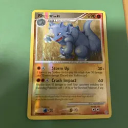Rhydon Diamond and Pearl 60/130 Reverse Holo Pokemon TCG Vintage - Image 1