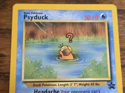 Pokemon Wotc Black Star Promo # 20 Psyduck,,not played - Image 2