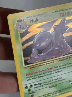 Muk 13/62 Fossil Holo Pokemon TCG - Image 3