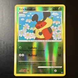 FREE SHIPPING Pokemon Kricketot - 78/127 - Common - Reverse Holo - Platinum - Image 1