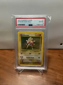 1999 Pokemon Hitmonchan-Holo Game #7 PSA 6 - Image 1