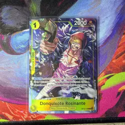 Donquixote Rosinante OP12-108 One Piece Illustration Promo Alt Art NM Pack Fresh - Image 1
