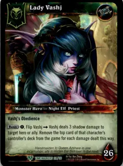 Lady Vashj FOIL #2 World of Warcraft TCG WOW - Image 1