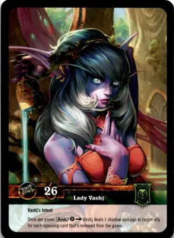 Lady Vashj FOIL #2 World of Warcraft TCG WOW - Image 2