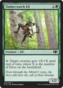 MTG magic cards 1x Timberwatch Elf Commander 2014 NM-Mint, English - Image 1