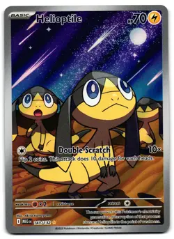 Helioptile 143/132 - Mega Evolution Illustration Rare Pokemon TCG - NM Card - Image 1