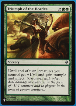 Triumph of the Hordes (Mystery Booster) New Phyrexia NM CARD (506429) ABUGames - Image 1