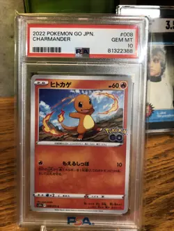 Pokemon Charmander 008/071 CGC GEM MINT 10 Japanese GO Promo 2022 Card - Image 1