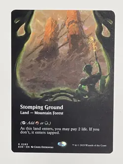 Stomping Ground - Borderless - Edge of Eternities - EOE MTG - Non-Foil - Magic - Image 1