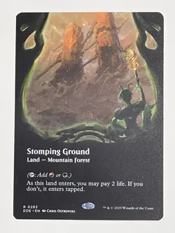 Stomping Ground - Borderless - Edge of Eternities - EOE MTG - Non-Foil - Magic - Image 2