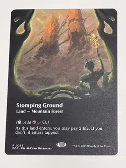 Stomping Ground - Borderless - Edge of Eternities - EOE MTG - Non-Foil - Magic - Image 3