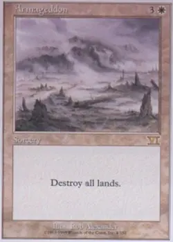 1x Armageddon Heavy Play MTG Magic - Kid Icarus - - Image 1