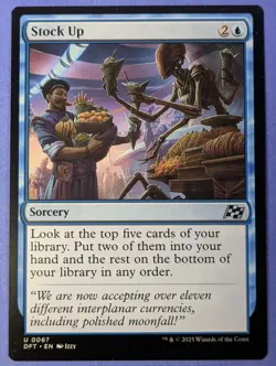 MTG Magic: Aetherdrift: Stock Up #0067 Uncommon - NM - Image 1