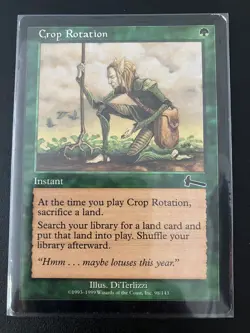 Crop Rotation - Urzas Saga - MPU - MTG Single - Image 2