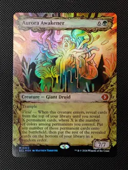 Aurora Awakener - Showcase Foil - Lorwyn Eclipsed - #323 - NM - Image 1