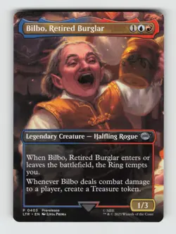Bilbo, Retired Burglar (Borderless)*Non-Foil* LTR 403 NM - Image 1