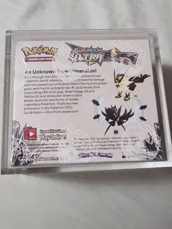 Pokemon Sun & Moon Ultra Prism Booster English Box W/ Acrylic Case Sealed - Image 3