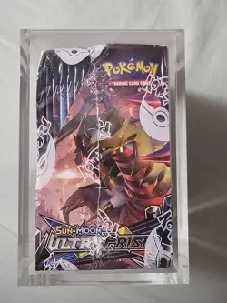 Pokemon Sun & Moon Ultra Prism Booster English Box W/ Acrylic Case Sealed - Image 4