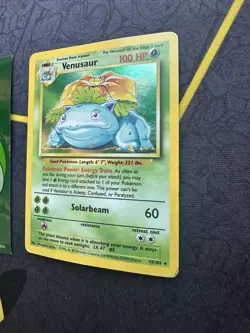 Pokemon TCG Venusaur 15/102 Base Set Holo 075🔥HP🔥 - Image 3