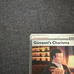Pokemon Tcg Giovanni's Charisma 204/165 Sv: Scarlet & Violet 151 - Image 2