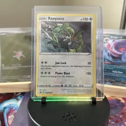 Pokemon TCG Sword & Shield Rayquaza SWSH029 Cosmos Holo Black Star Promo NM! - Image 1