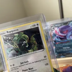 Pokemon TCG Sword & Shield Rayquaza SWSH029 Cosmos Holo Black Star Promo NM! - Image 3