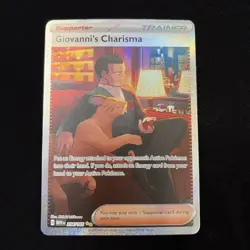 Pokemon TCG SV: Scarlet & Violet 151 Giovanni's Charisma #204/165 NM - Image 1