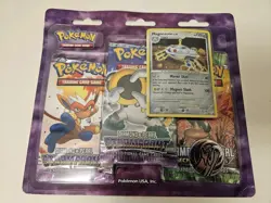Pokemon 3 Pack Blister And Pin Of Diamond & Pearl Stormfront & Secret Wonders - Image 1