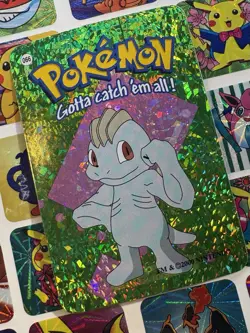 Pokemon 151 Vintage Pocket Monsters Vending HOLO Prism Sticker 2000 Nintendo - Image 3