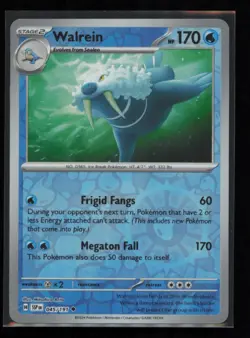 Walrein 045/191 Pokemon Surging Sparks Uncommon Near Mint Reverse Holo - Image 1