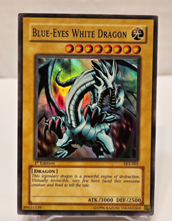 Blue-Eyes White Dragon SKE-001 Super Rare 1st Edition Yugioh 995 - Image 1