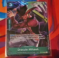 Dracule Mihawk (Illustration Box Vol.4) ST12-003 One Piece Promotion Card sealed - Image 1