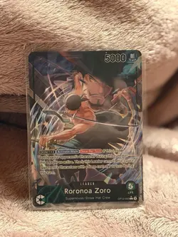 One Piece TCG - Roronoa Zoro (020) (Alternate Art) - Legacy of the Master (OP12) - Image 2