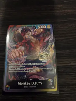 One Piece CCG Monkey.D.Luffy 3rd Anniversary - Image 1