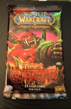 🐯World of Warcraft TCG GCC Fires of Outland 1 BOOSTER (Chance Spectral Tiger🐯) - Image 1