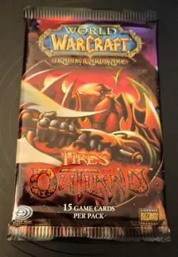 🐯World of Warcraft TCG GCC Fires of Outland 1 BOOSTER (Chance Spectral Tiger🐯) - Image 2