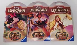 1x NEW Reign of Jafar Sleeved Booster Packs Disney Lorcana - Image 1