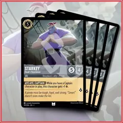 Disney Lorcana TCG: STARKEY - HOOK'S HENCHMAN x4 | Uncommon *IN STOCK* - Image 1