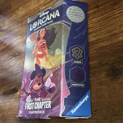 Disney Lorcana The First Chapter Starter Deck Amber Amethyst |BRAND NEW SEALED - Image 2