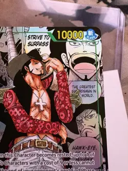 Bandai Dracule Mihawk OP14-119 Secret Rare SEC One Piece Card Game Character - Image 4
