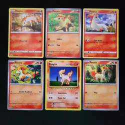 Pokemon Ponyta & Rapidash x12 Card Lot Bundle - Image 1