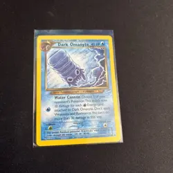 Dark Omanyte 37/105 Neo Destiny Rare Vintage Pokemon Card Omanite Omanyt - Image 2