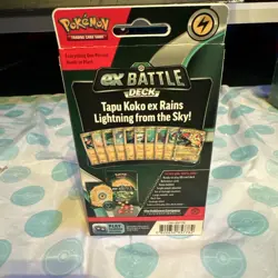 Pokemon TCG EX Battle Deck Tapu Koko EX Factory Sealed Ready To Play 60 Cards - Image 2