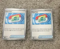Pokemon Tcg Poke Pad Ascended Heroes 198/217 (two Cards total) Trainer card - Image 1