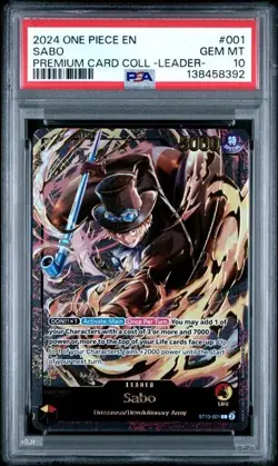 Sabo Ace Luffy - One Piece Premium Card Collection Leader Collection- PSA 10 Set - Image 2