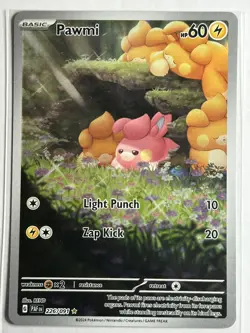 Pawmi Illustration Rare SV: Paldean Fates 226/091 LP-NM Pokemon Card - Image 1